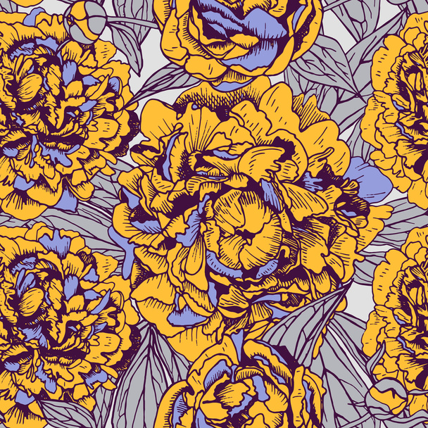 floral seamless pattern  - Vektör, Görsel