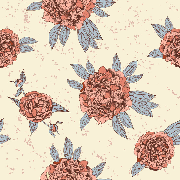 floral seamless pattern  - Vector, Image