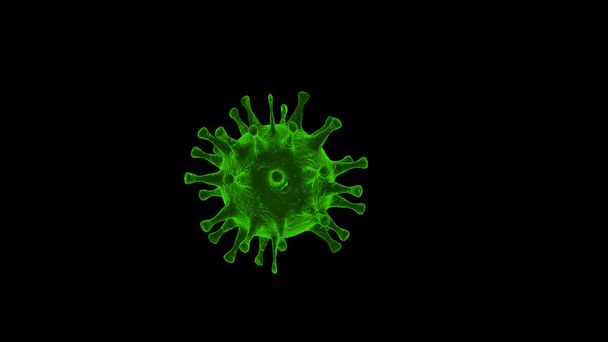 Bakteri, virüs, 3d çizim hücre - Fotoğraf, Görsel