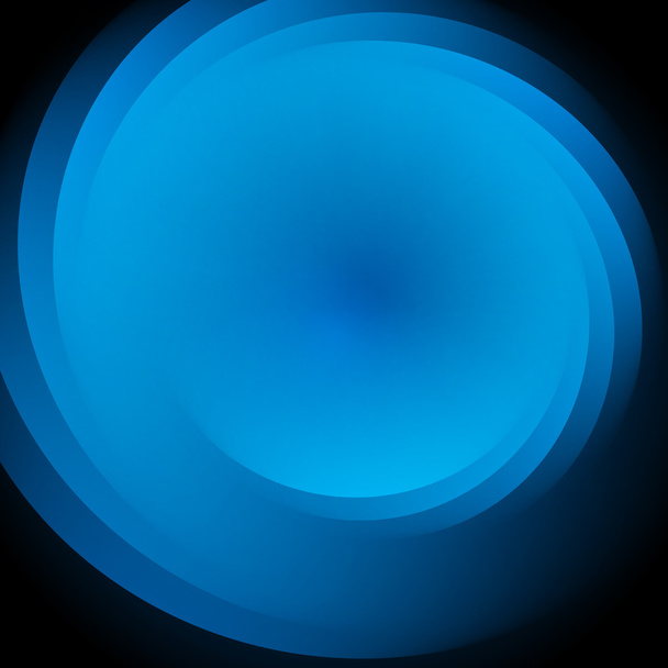Suave luz azul ondas líneas vector fondo abstracto
.  - Vector, Imagen