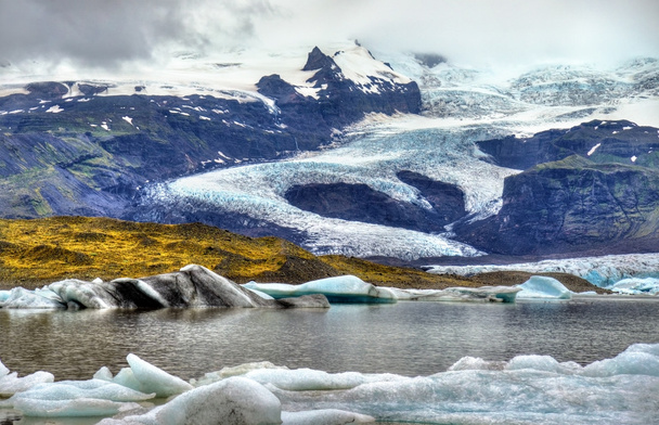 Lagune du glacier Fjallsarlon en Islande
 - Photo, image
