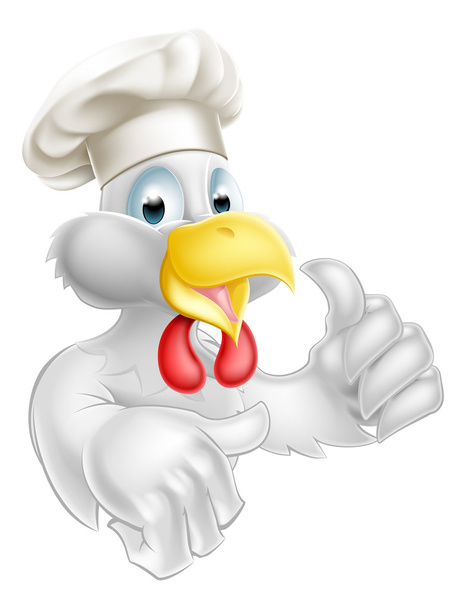 Thumbs Up Chicken Chef - Vector, Image