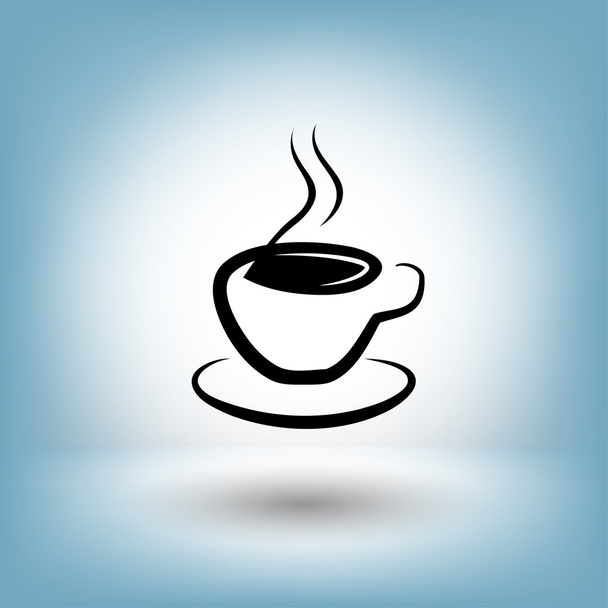 Pictograph of cup for design.  - Vector, imagen