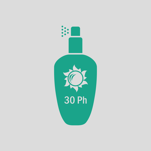 Nap védelem spray ikon - Vektor, kép