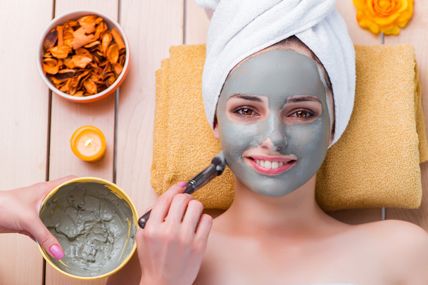 Young woman in spa health concept - Photo, Image
