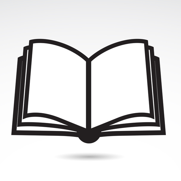 book flat icon, vector illustration - Vector, Image
