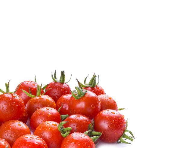 яскраві червоні помідори ізольовані на білому тлі
 - Фото, зображення