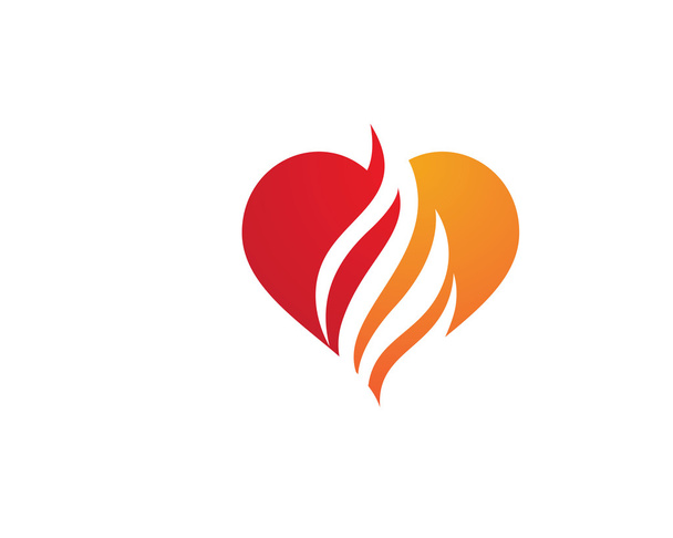 modèle de logo flamme de feu - Vecteur, image