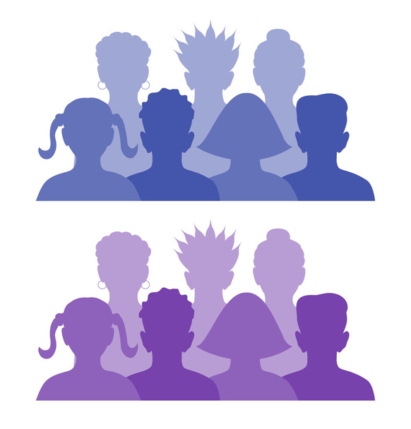 Icono de grupos web
 - Vector, Imagen