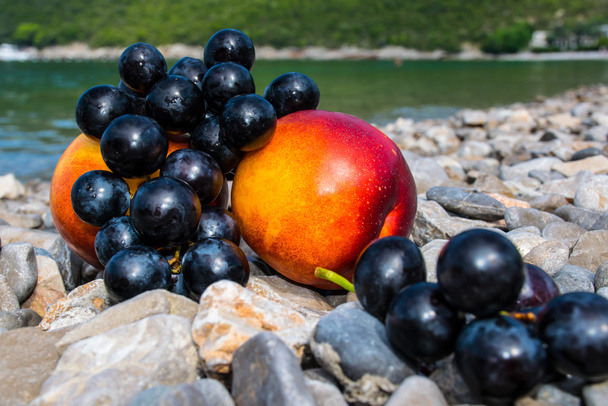 sea and natural fruit  - Photo, Image