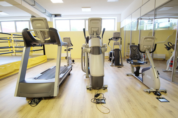  fitness hall with sport equipment - Photo, image