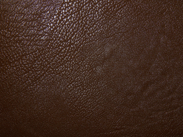 Η υφή του καφέ γνήσιο δέρμα, κοντινό πλάνο - Φωτογραφία, εικόνα