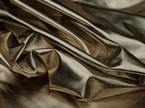 Texture silver satin material closeup - Photo, Image