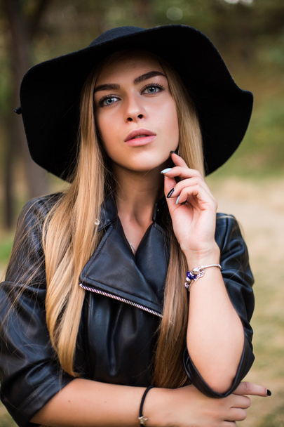 Fashion and style of female. Attractive and fashionable woman outdoor.  - Fotografie, Obrázek
