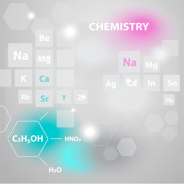 chemie achtergrond - Vector, afbeelding