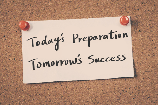 La preparación de hoy... el éxito de mañana
 - Foto, imagen