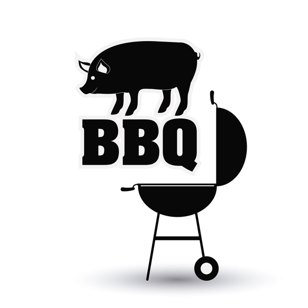 Bbq and grill menu design - Vector, Image