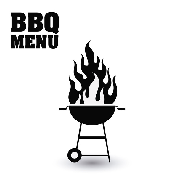 Projeto de menu Bbq e grill
 - Vetor, Imagem