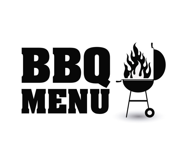 Дизайн меню Bbq и grill
 - Вектор,изображение