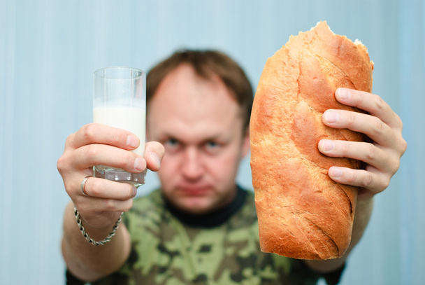 tej és a kenyér - Fotó, kép