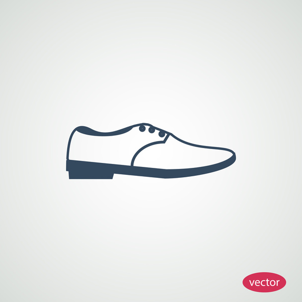  male shoe flat icon - Вектор,изображение