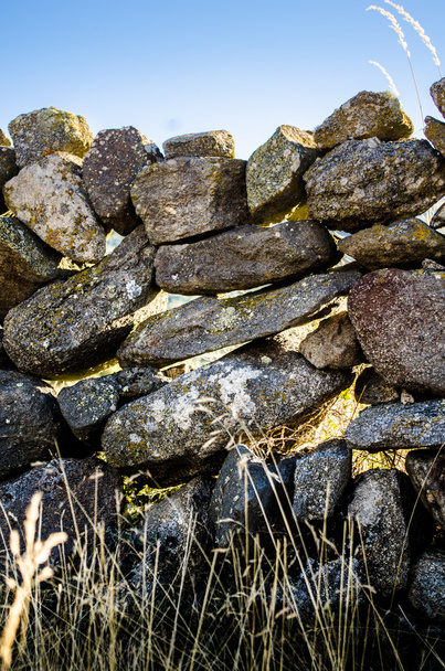 Katse raunioiden taakse (kivi, kivi) aita
 - Valokuva, kuva