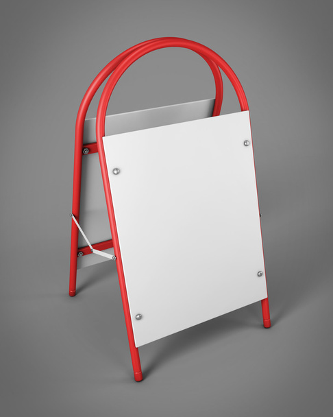 La publicité extérieure représente votre conception. rack promotionnel dans
  - Photo, image