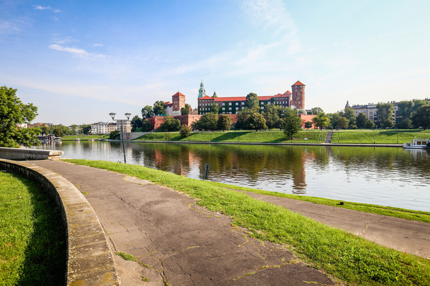 Vue sur le château de Cracovie en Pologne
 - Photo, image