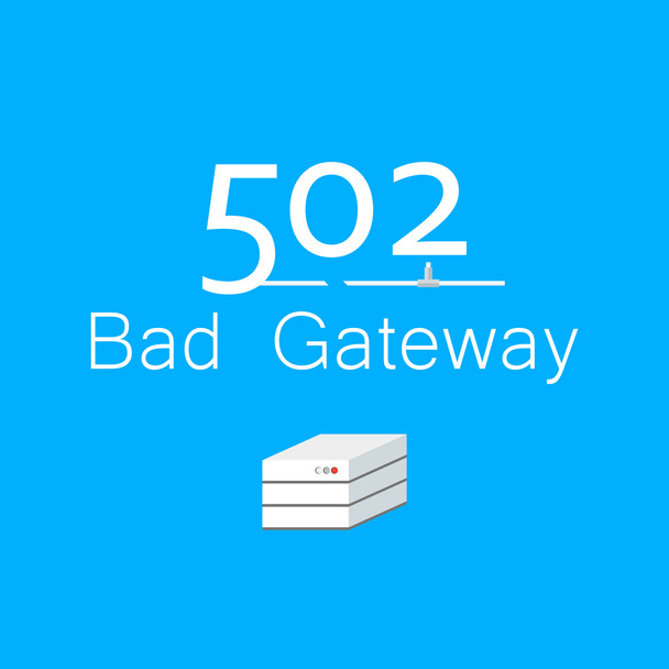 Vectors Abstract background 502 connection error Bad Gateway  - Vector, Image