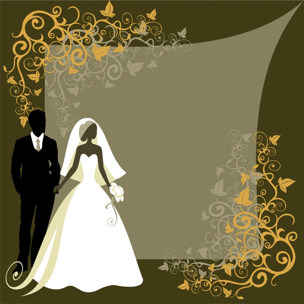 Wedding - Διάνυσμα, εικόνα