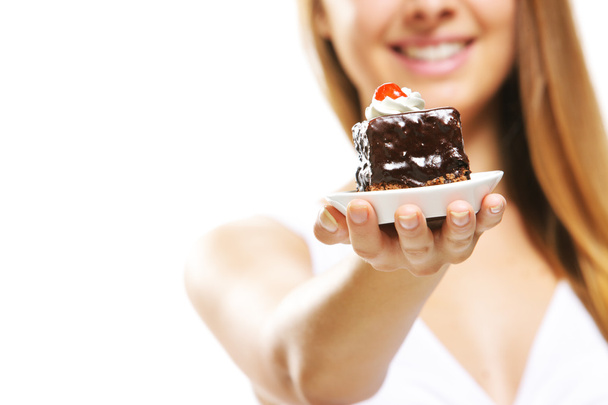 Chocolate cake - Photo, image