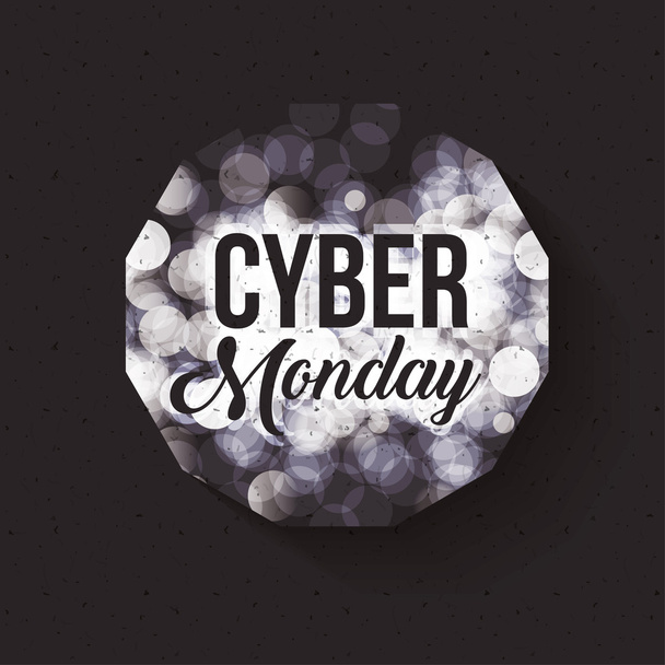 Cyber poniedziałek i projekt e-commerce - Wektor, obraz