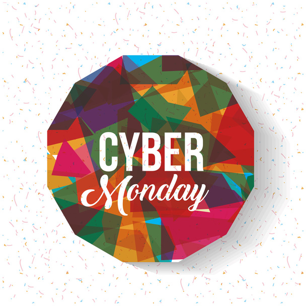 Cyber Monday y diseño de comercio electrónico
 - Vector, imagen