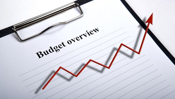 document avec titre aperçu du budget et diagramme
 - Photo, image