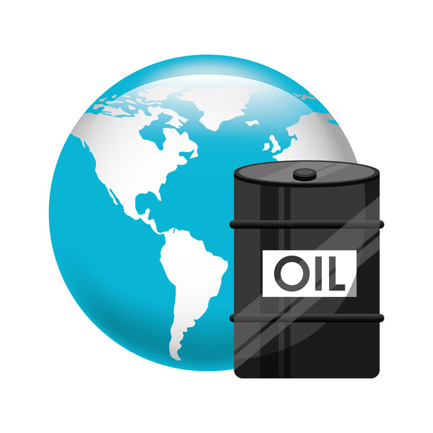 barril de petróleo icono de la industria
 - Vector, imagen