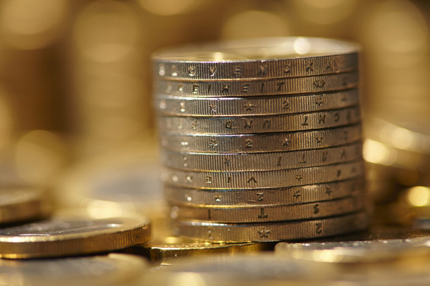 Mucchio di monete in euro
 - Foto, immagini