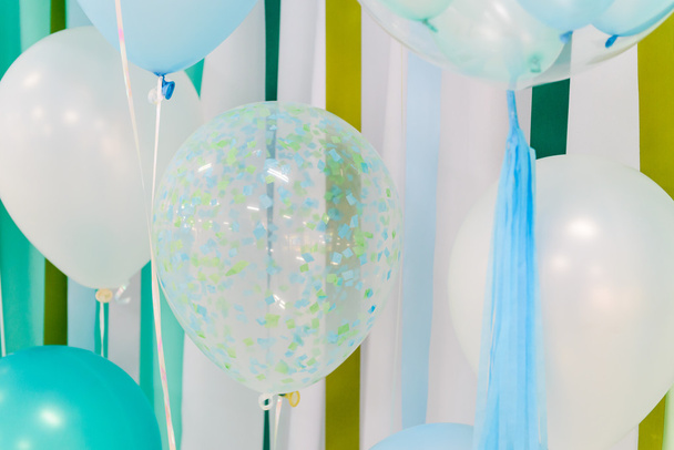 Μπαλόνια παστέλ χρώμα για φόντο - Φωτογραφία, εικόνα