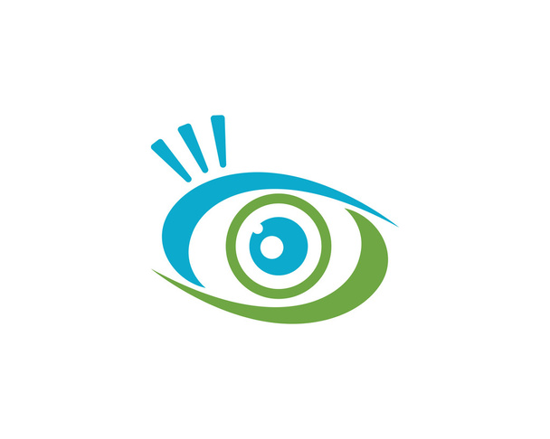 Symbol i logo do pielęgnacji oczu - Wektor, obraz