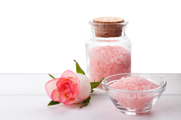 rose bath salt - Photo, image