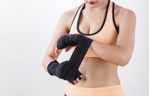 Body part of boxing Woman - Фото, зображення