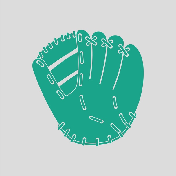 Honkbal handschoen pictogram - Vector, afbeelding