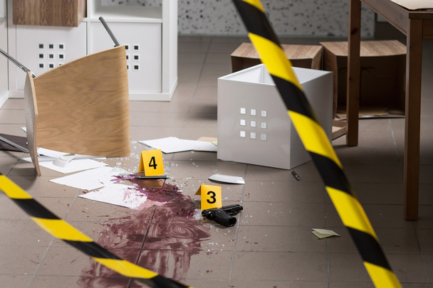 Massacre in a boring office - Foto, Imagem