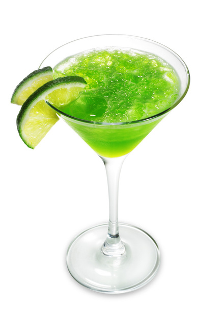 Green Alcoholic Cocktail - Photo, Image