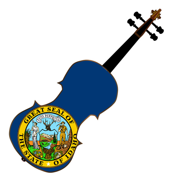 Fiddle État de l'Idaho
 - Vecteur, image