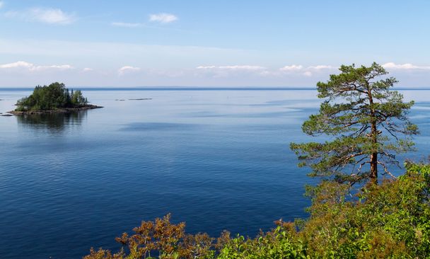 Ladoga Lake, Russia. - 写真・画像
