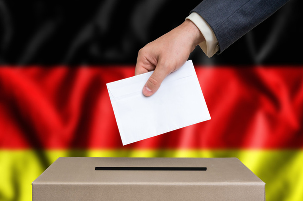 Election en Allemagne - voter à l'urne
 - Photo, image