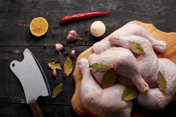 fresh chicken meat on a table - Zdjęcie, obraz