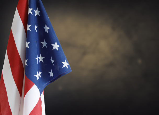Американський прапор. Копія простір - Фото, зображення