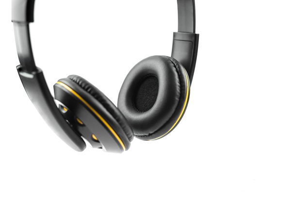 Black Headphones isolated - Photo, Image