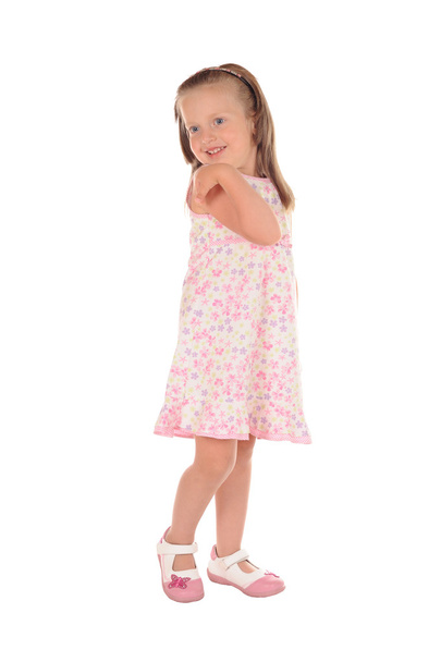 Little girl posing and smiling - Fotó, kép